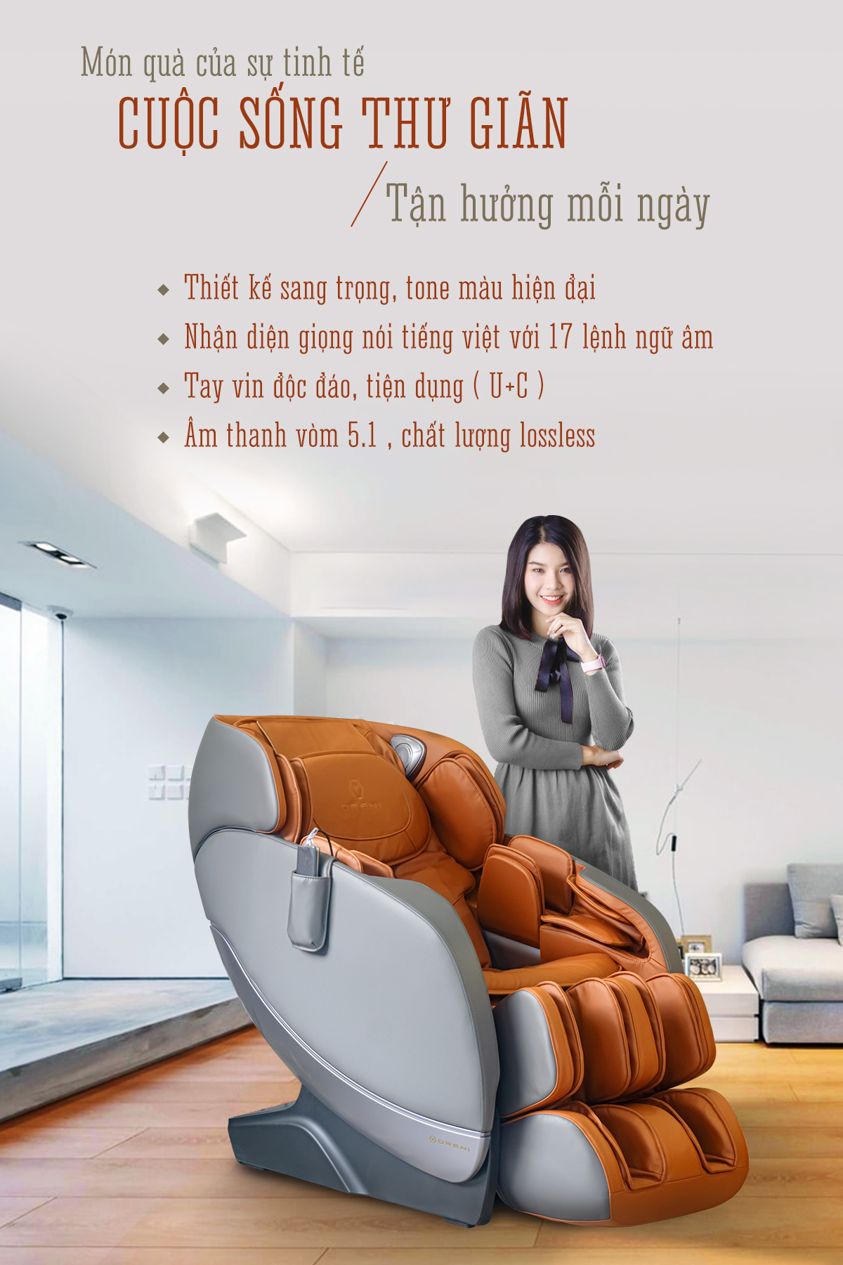 giới thiệu ghế massage toàn thân oreni or-180