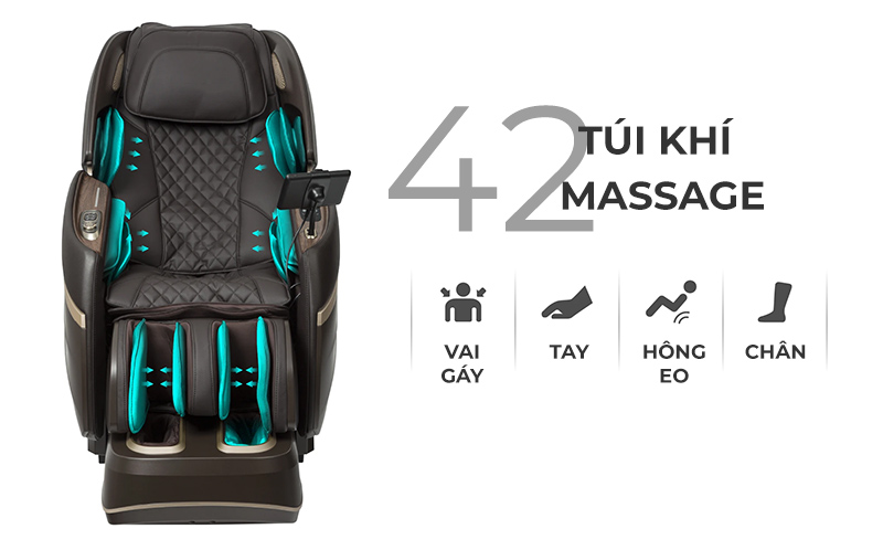 Hệ thống massage túi khí toàn thân hiệu quả