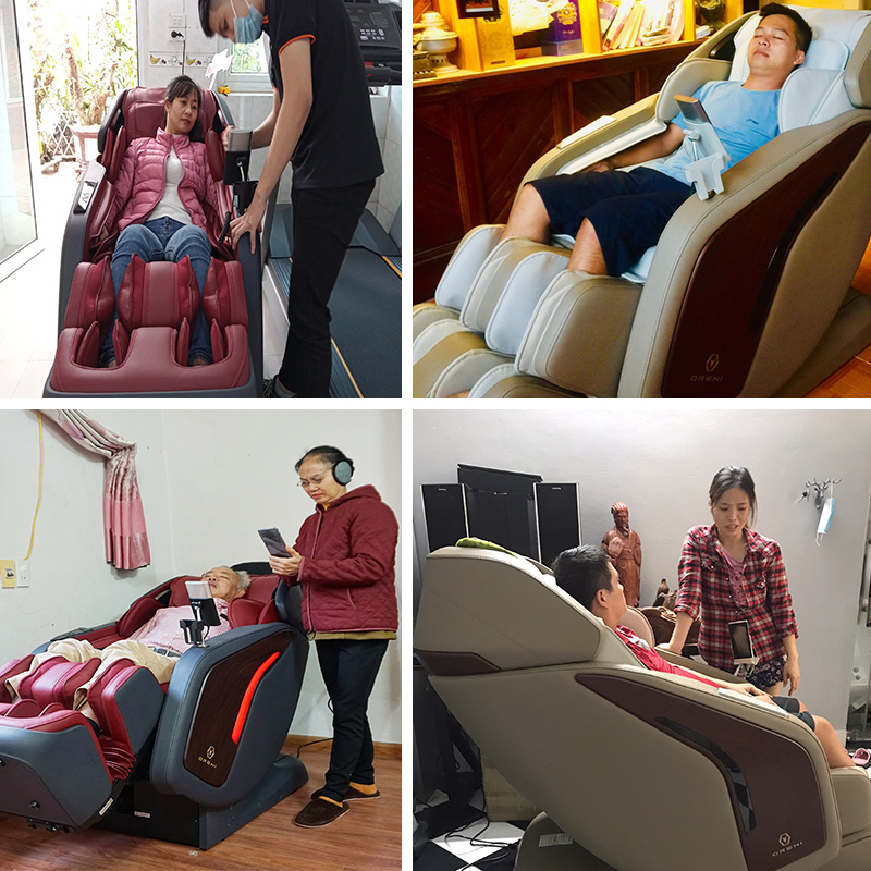 Khách hàng luôn tin tưởng và lựa chọn ghế massage Oreni OR-500