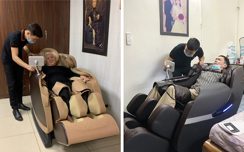 Khách hàng luôn tin tưởng và lựa chọn ghế massage Oreni OR-160